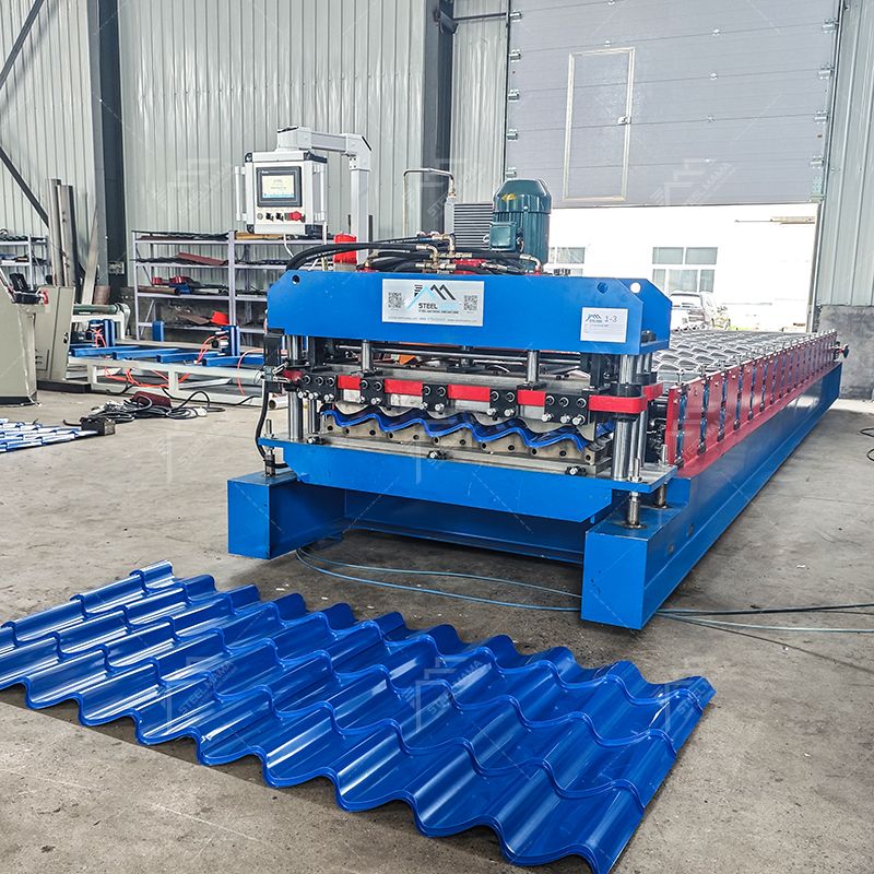 Mexico Popular High Quality Full Automatic Metal Steel Roof Sheet Zee Tile Making Machine