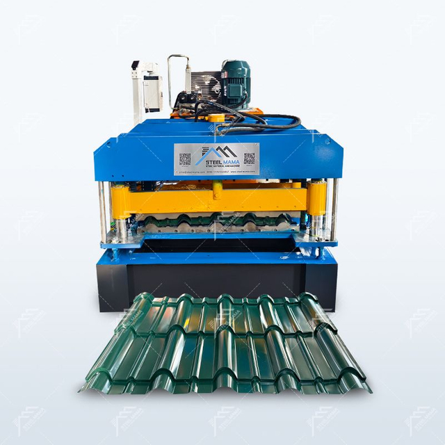 Zimbabwe Popular Full Automatic 800 Q Glazed Tile Roof Sheet Roll Forming Machine