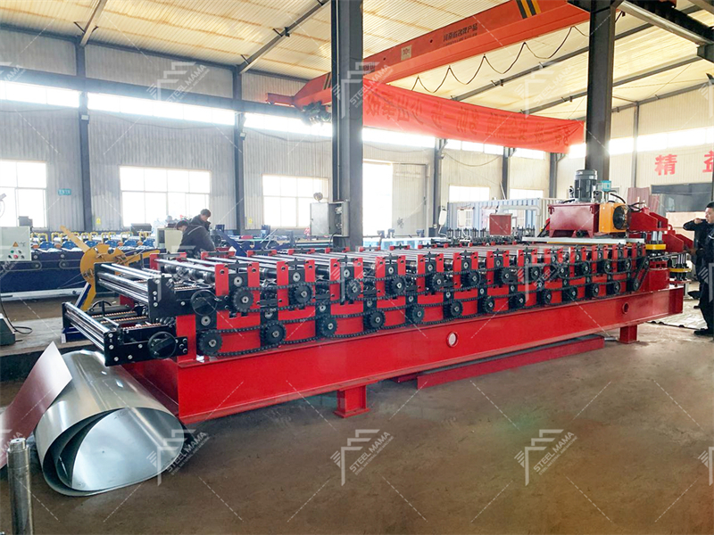 corrugated steel panel roll forming machine