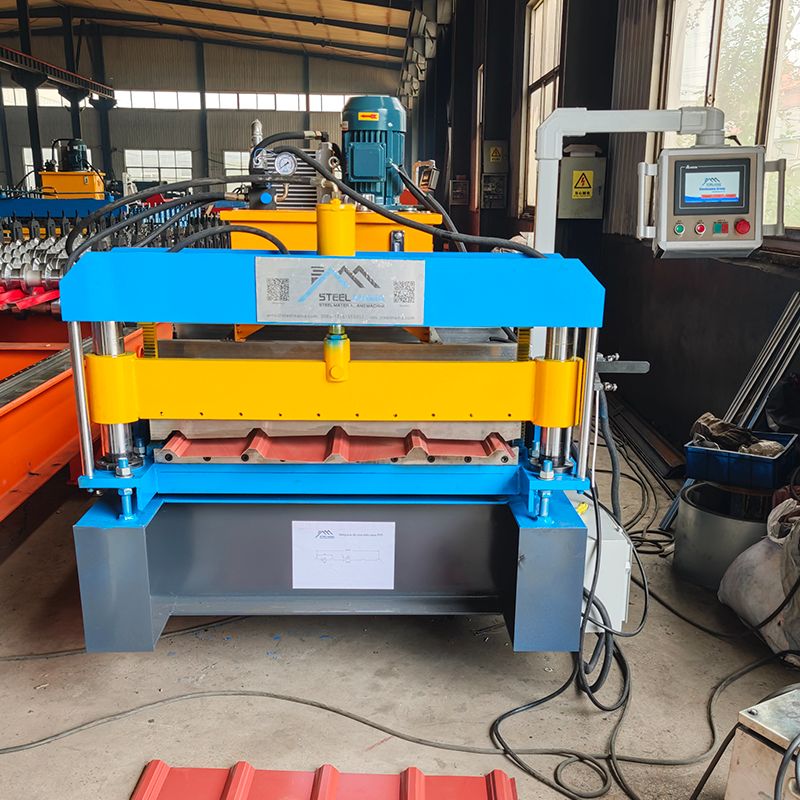Chile Popular High Performance 840 Trapezoidal Roofing Sheet Roll Forming Machine