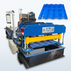 South Sudan Popular High Efficiency 868 Tile Roof Sheet Roll Forming Machine