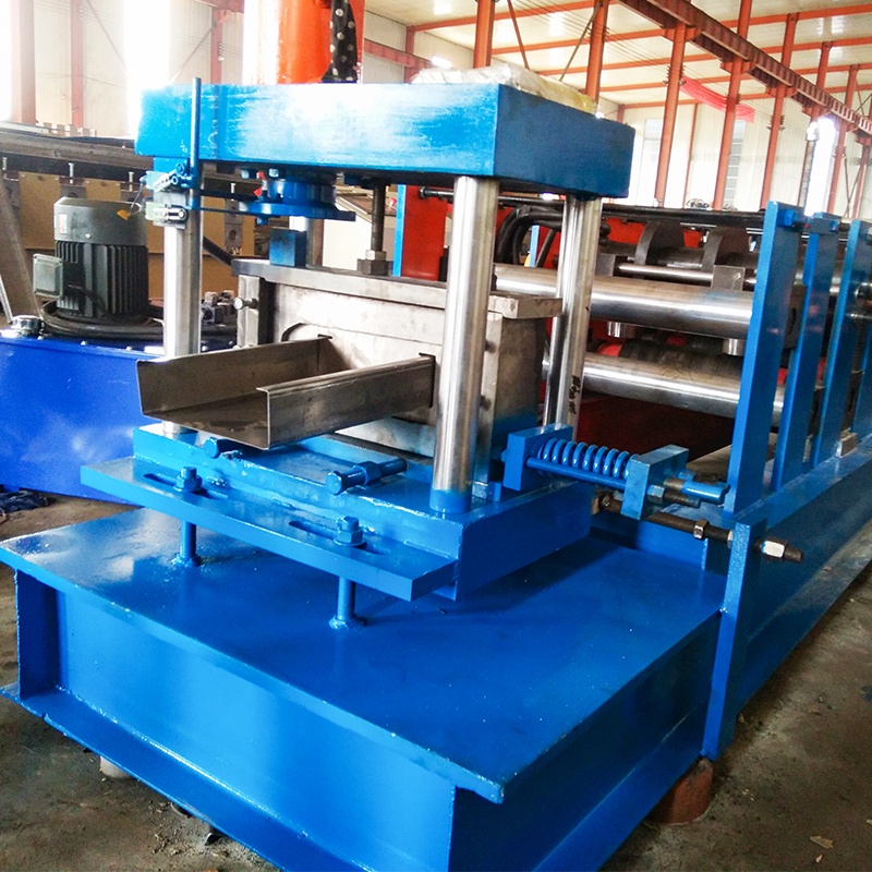 Hot Sale C shape Steel Frame Metal Making production line C Purlin Cold Roll Forming Machine