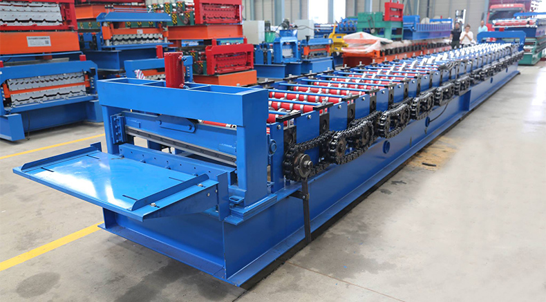 Galvanized Steel Sheet 720 Floor Decking Panels Roll Forming Machine