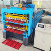 Building Material IBR Panel / Corrugated Metal Steel Glazed Tile Roofing Sheet Machine Three Layer Roll Forming Machine