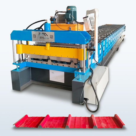 Ivory Coast Popular High Efficiency Customizable 820 Trapezoidal Roofing Sheet Roll Forming Machine