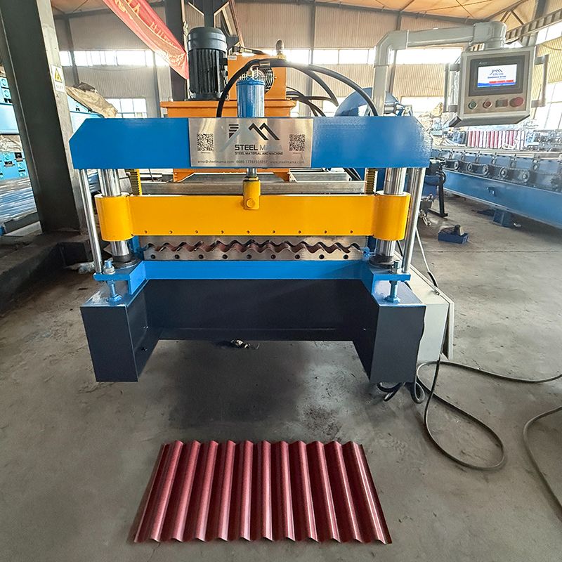 Ivory Coast Popular High Precision 700 Corrugated Roofing Sheet Roll Forming Machine