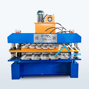 Factory Price Color Steel R101 And TR6 Double Layers Trapezoidal Roof Sheets Roofing Roll Forming Machines For Columbia