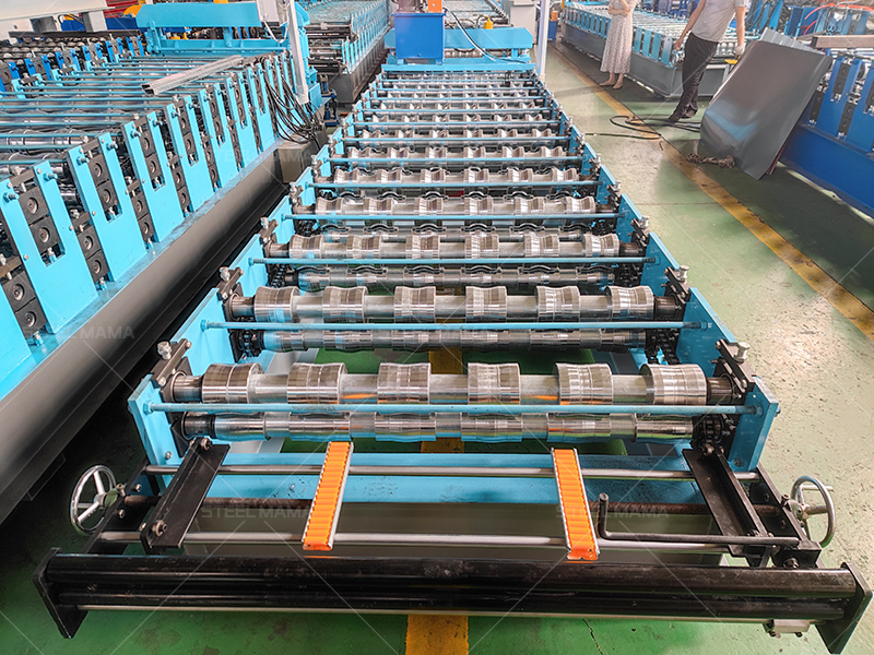 trapezoidal roof&wall sheet steel cold roll forming machine