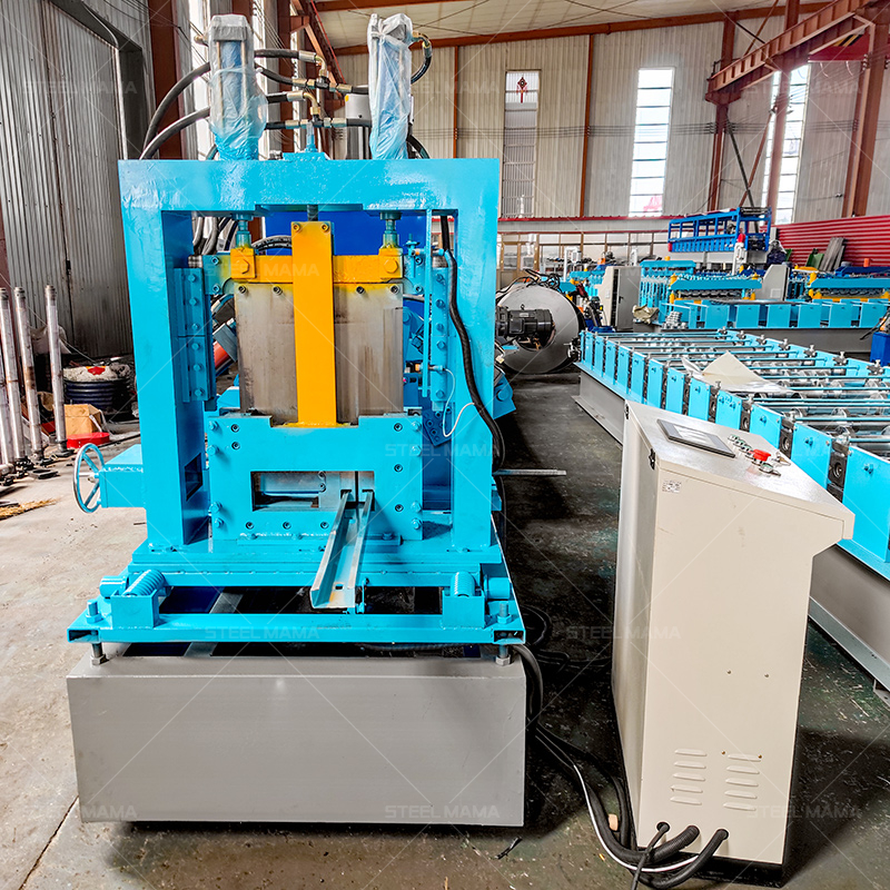 Manufacturer Customized Automatic Galvanized Steel frame C purlin Profile/Channel Cold Roll Forming Machine price