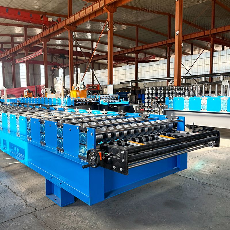 Honduras Popular High Performance High Standard Tile Roof Sheet Roll Forming Machine