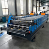 Dominican Popular High Productivity 770 Corrugated &TR5 Trapezoidal Roofing Sheet Double Layer Machine