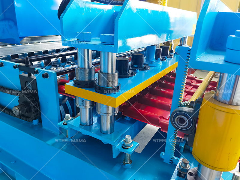 auto aluminum glazed roof tiles roll forming machine