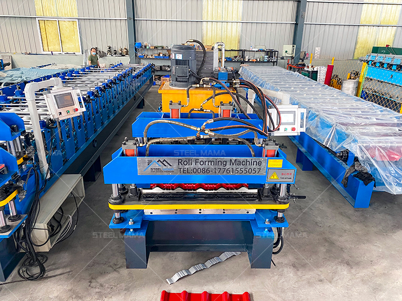 glazed tile roof and wall production line