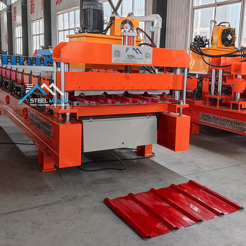 Low Price New Type 840 IBR Trapezoidal Metal Roofing Sheet Single Panel Cold Roll Forming Machine For Cameroon