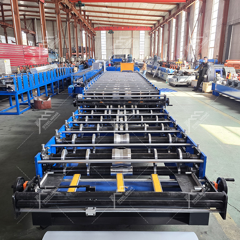 Serbia Popular Full Automatic 1100 Trapezoidal And 976 Trapezoidal Double Layer Sheet Forming Machine