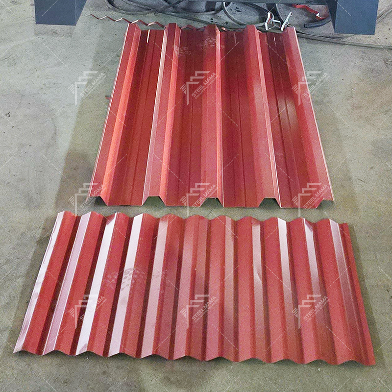 South Africa Popular Full Automatic 686 Trapezoidal & 762 Corrugated Roofing Sheet Double Layer Machine
