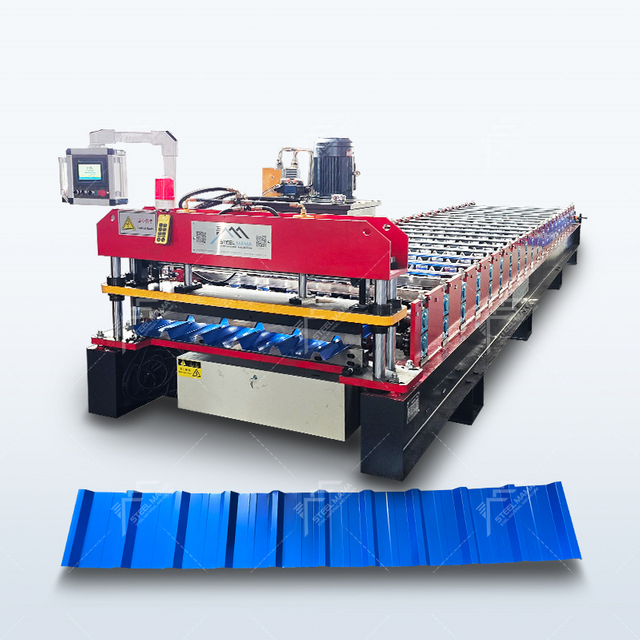 Lebanon Popular Full Automatic High Quality 943 Ibr Trapezoidal Roofing Sheet Roll Forming Machine
