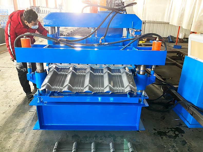 Purchasing Festival activities 800 Glazed Tile 840 IBR Double Layer Roll Forming Machine