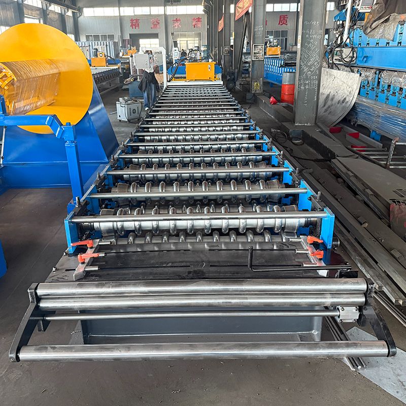 Ivory Coast Popular High Precision 700 Corrugated Roofing Sheet Roll Forming Machine