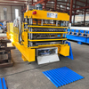 Chile Popular High Standard Automatic 1025 Tile & 5V & 836 Corrugated Roofing Sheet Three Layer Machine
