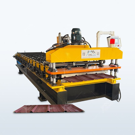 Mexico Popular Full Automatic 914 IBR Trapezoidal Roof Sheet Roll Forming Machine