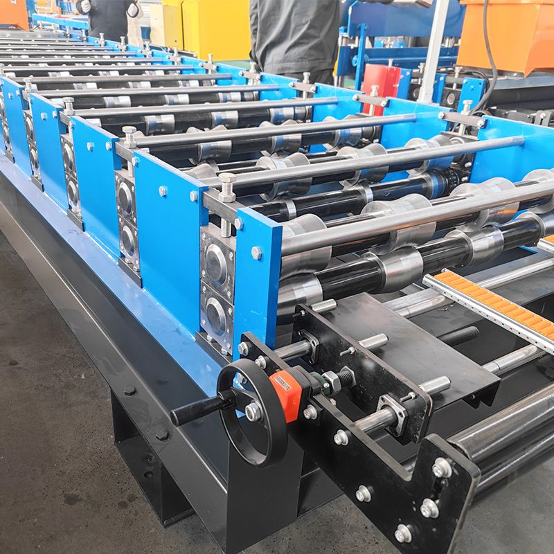 Mali Popular Custom Design Reliable 800 Trapezoidal Roofing Sheet Roll Forming Machine