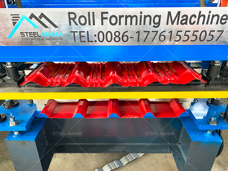 double tile roll machine