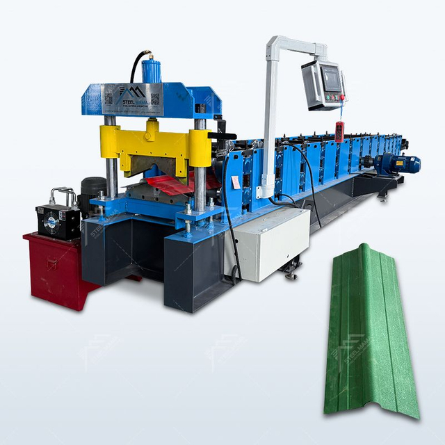 Zimbabwe Popular Full Automatic High Productivity 400 Ridge Cap Roll Forming Machine 