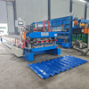 Mexico Popular High Quality Full Automatic Metal Steel Roof Sheet Zee Tile Making Machine