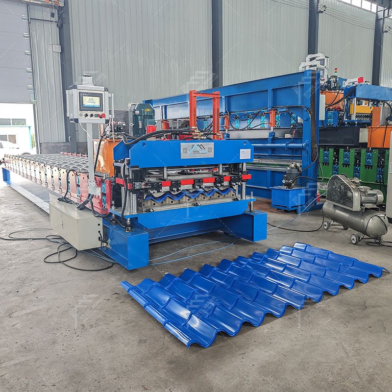 Mexico Popular High Quality Full Automatic Metal Steel Roof Sheet Zee Tile Making Machine