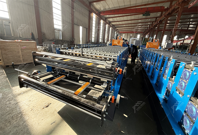 840 IBR & 836 Corrugated double layer roll making machine