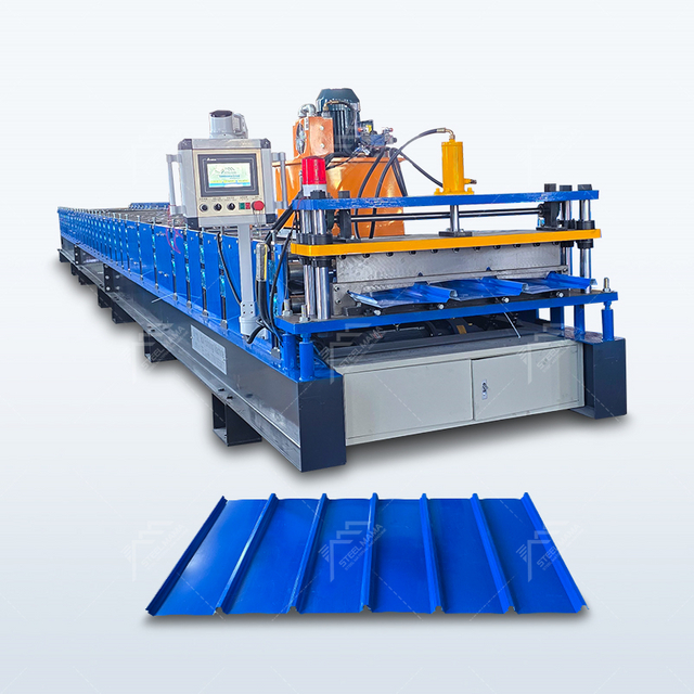 Lndonesia Popular High Standard Full Automatic 980 Klip Lock Roll Forming Machine