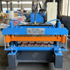 Zimbabwe Popular Metal Full Automatic 686 Trapezoidal & 762 Corrugated Roofing Sheet Double Layer Machine