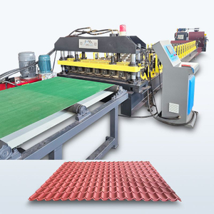 Russian Popular Full Automatic 1100 Glazed Tile with Gear Box Driveroof Sheet Machine
