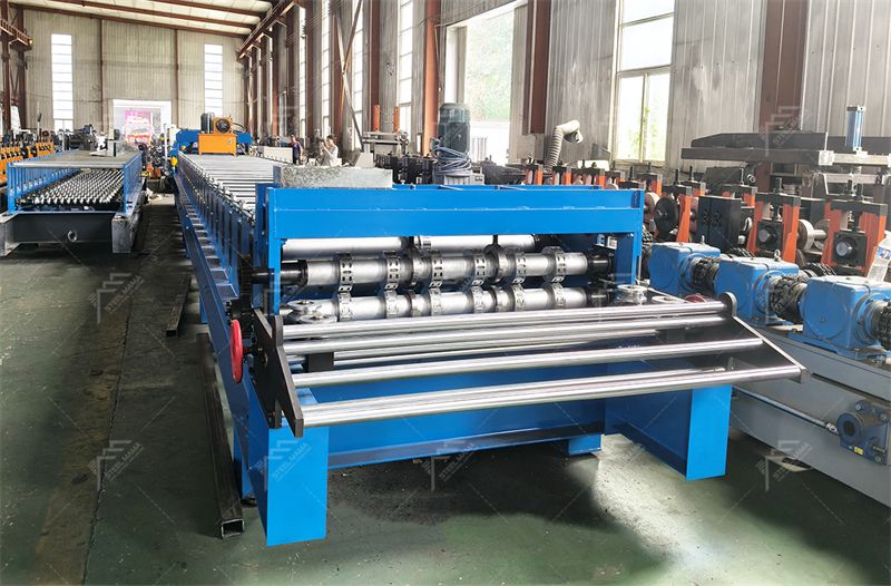 steel floor deck machines
