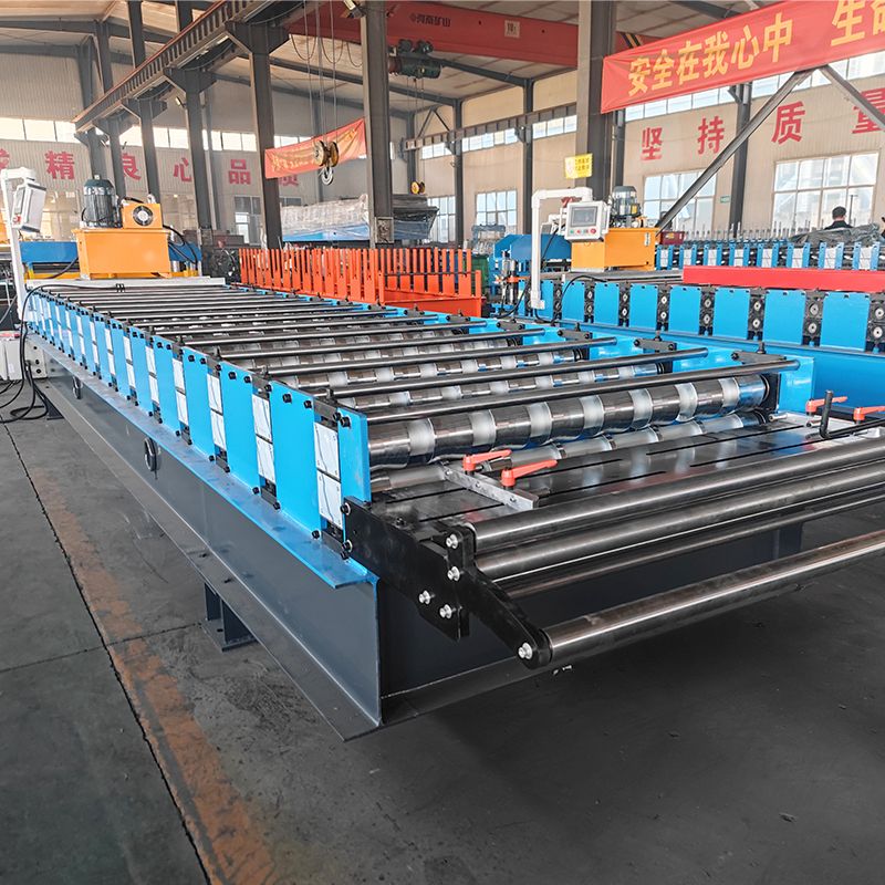 Mexico Popular High Efficiency Custom Design R101 Trapezoidal Roofing Sheet Roll Forming Machine