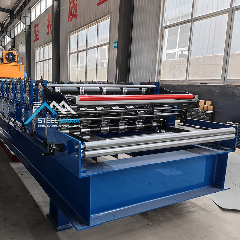 TR6 IBR Trapezoidal And Corrugated Tile Double Layer Sheet Iron Steel Roll Coil Roof Roll Forming Machine