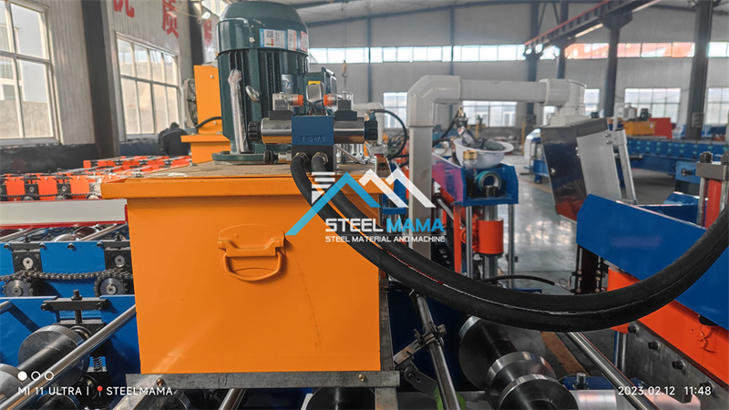 ridge cap steel machine