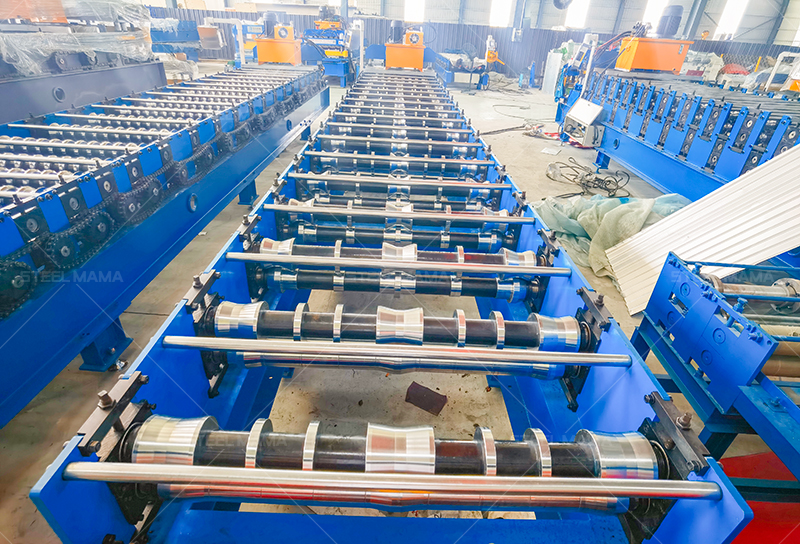 trapezoidal roof tilel roll forming machine