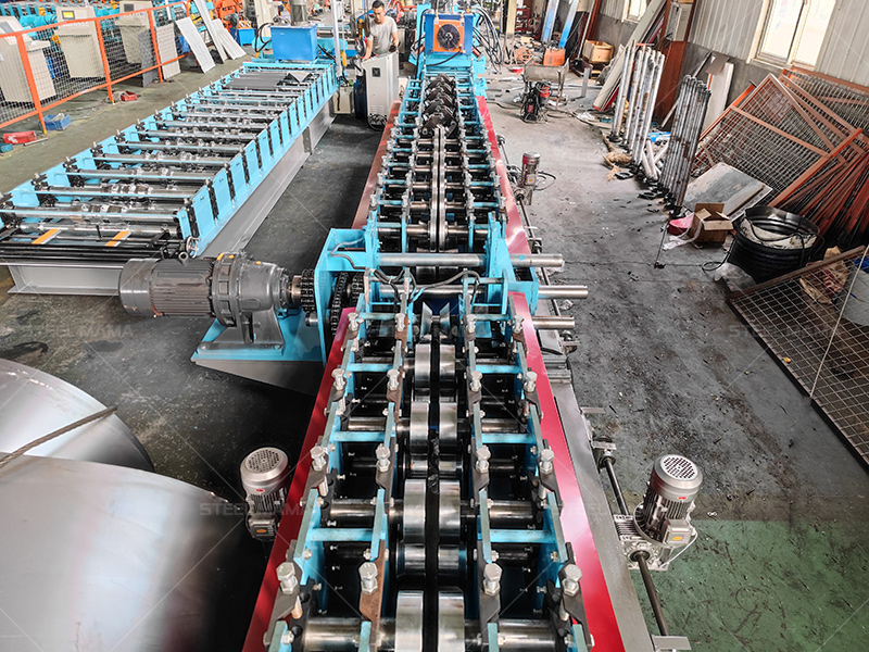 iron sheet c purlin rolling machine