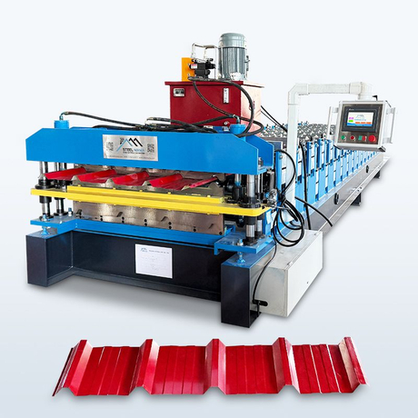 Peru Popular Custom Design TR4 Trapezoidal & TR5 Trapezoidal Roofing Sheet Double Layer Machine