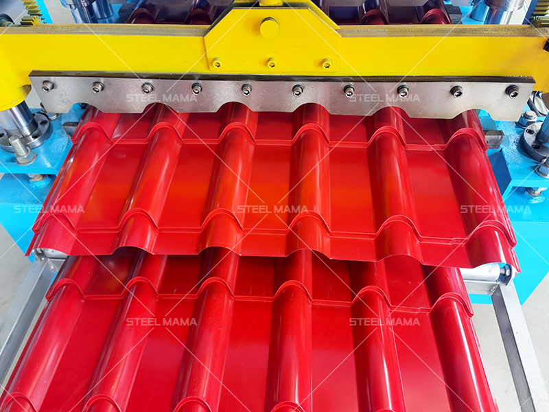 color galvanized roof tile making machine