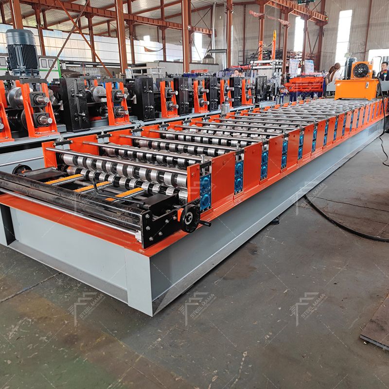 Mexico Popular Full Automatic Metal Steel Glazed Zee Tile Roof Sheet Roll Forming Machine