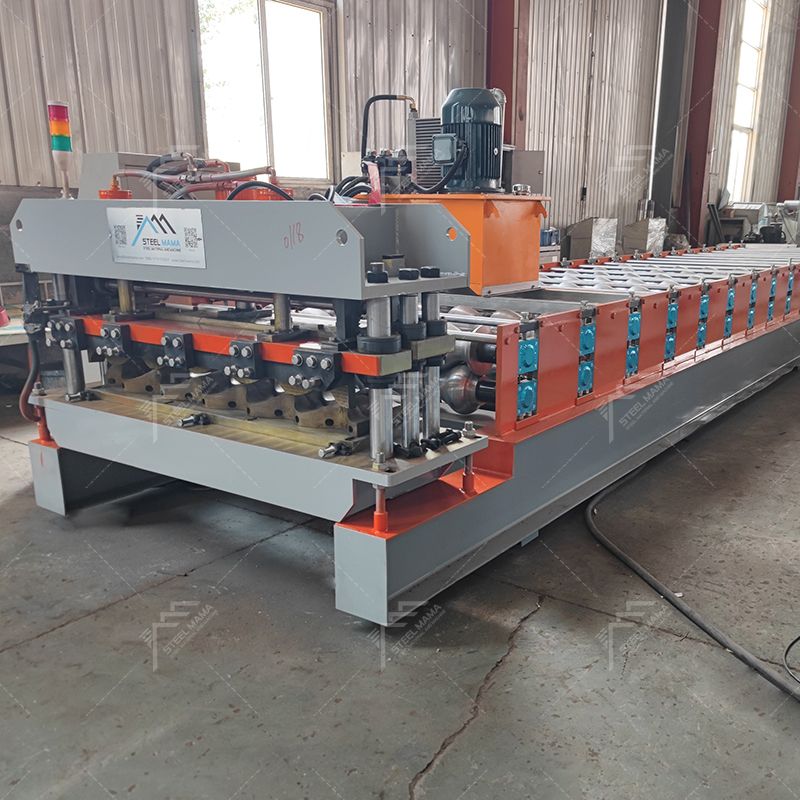 Mexico Popular Full Automatic Metal Steel Glazed Zee Tile Roof Sheet Roll Forming Machine