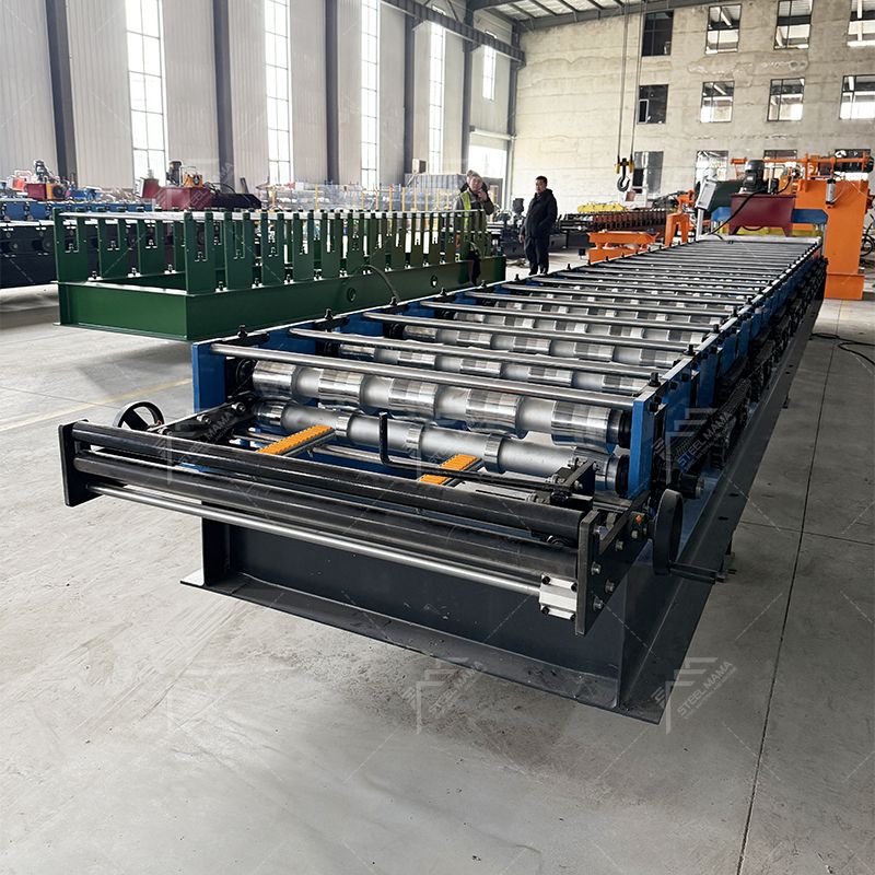 Durable Full Automatic 686 Trapezoidal Roofing Sheet Roll Forming Machine for Zimbabwe
