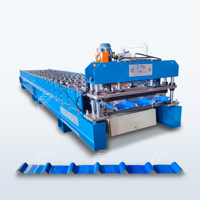 Chile Popular Easy To Operate Quality PV4 IBR Trapezoidal Roof Sheet Roll Forming Machine 
