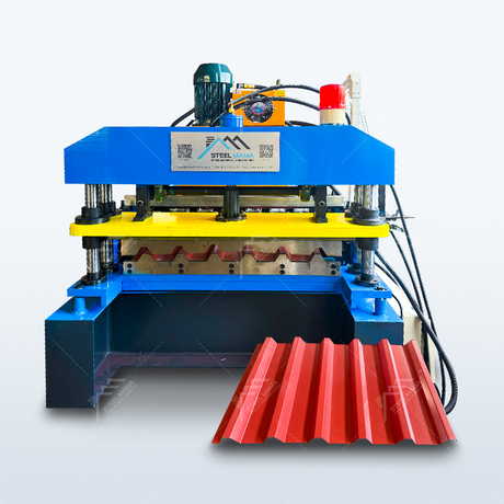Libya Popular High Standard Full Automatic 725 Trapezoidal IBR Roof Sheet Roll Forming Machine