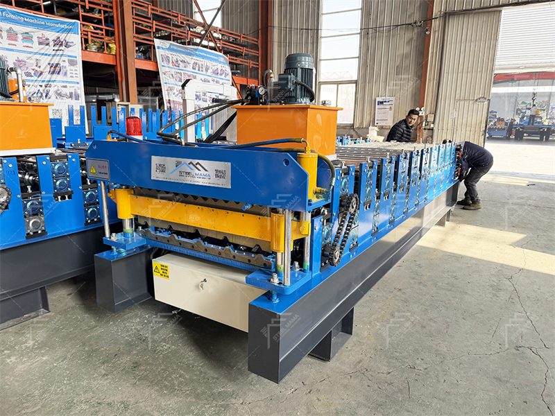 double layer roofing making machine