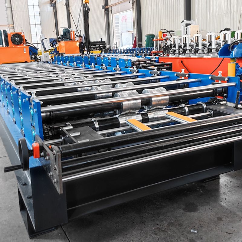 Iraq Popular High Stability1000 Trapezoidal Roofing Sheet Roll Forming Machine