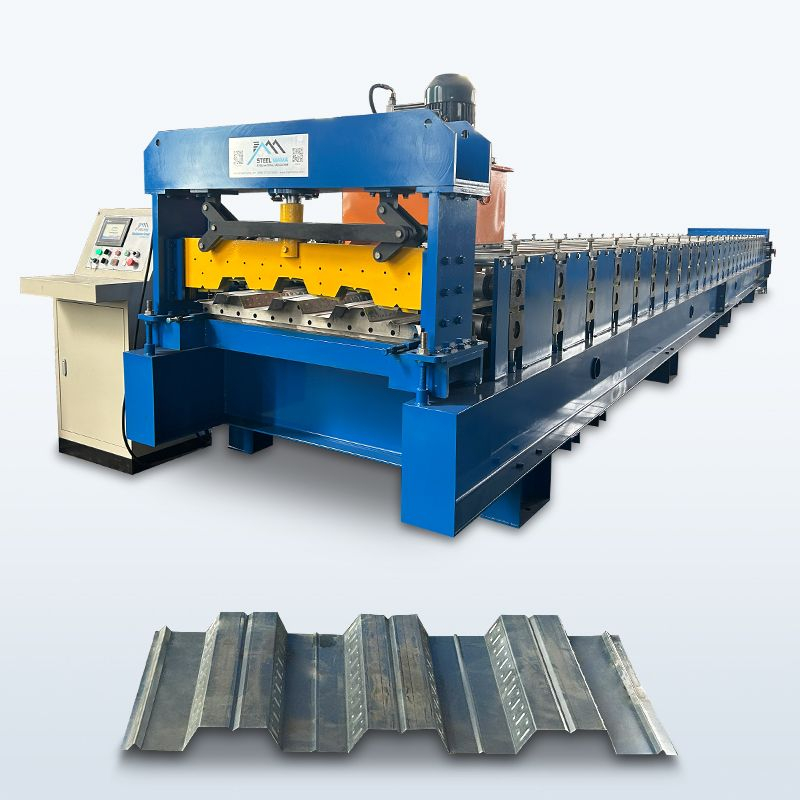 Colombia Popular High Efficiency Decking Floor Roll Forming Machine